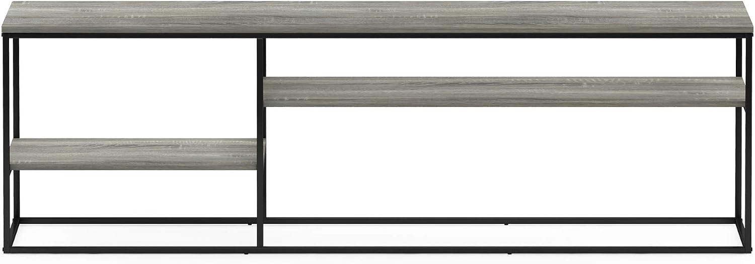 Furinno Moretti Modern Lifestyle TV Stand, French Oak Grey