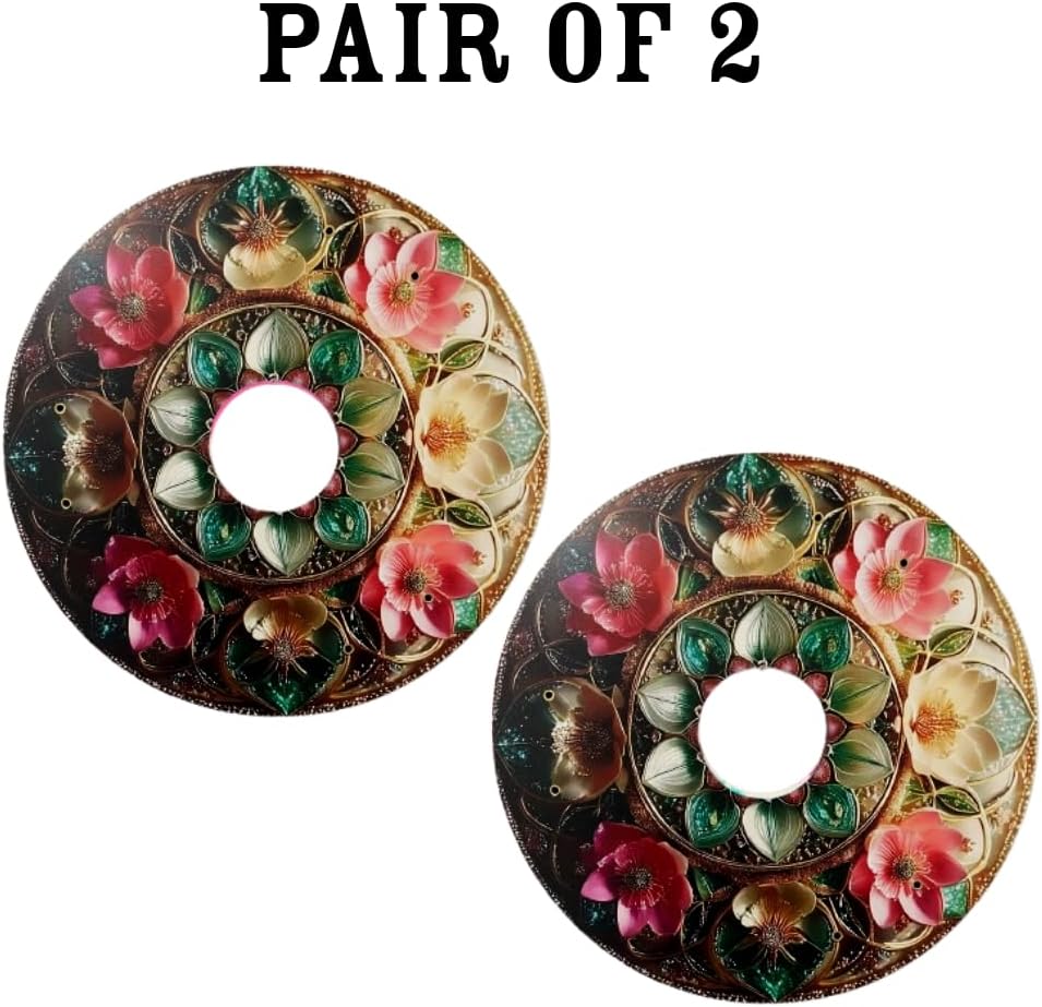 Wheelchair Memorial Day Accessories, Wheelchair Wheel Covers, Designer Cover for Wheelchair Wheels, Easy Install/Remove, Lightweight, Waterproof (Royal)