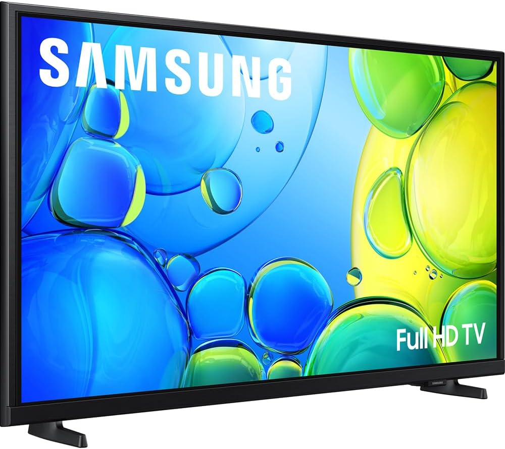 Samsung 32 inch 1080P FHD F6000F Smart TV (2025) CPS Exclusive 26 Month Protection, 2X HDMI Cables & Deco Gear Complete Home Theater Beginner's Guidebook