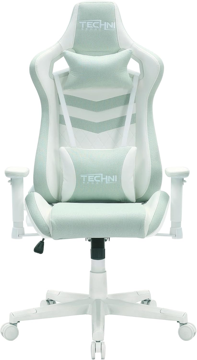 400 Lb Ergonomic High-Back Gaming Chairs for Adults,Computer Office Swivel Desk Chair with Armrests,150° Recline,Lumbar Support,Reclining Cute Comfy Chair for Home,Small Spaces Furniture,Mint