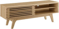 Modway Render Mid-Century Modern Low Profile 48 Inch TV Stand in Oak, 48'