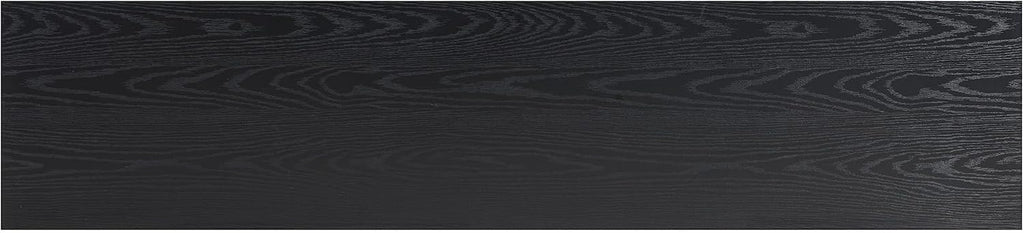 Henn&Hart Fluted TV Stand for TVs up to 75' with 2 Concealed Ribbed Storage Cabinets and Adjustable Shelves for Living Room, Family Room, or Office, Natural Black