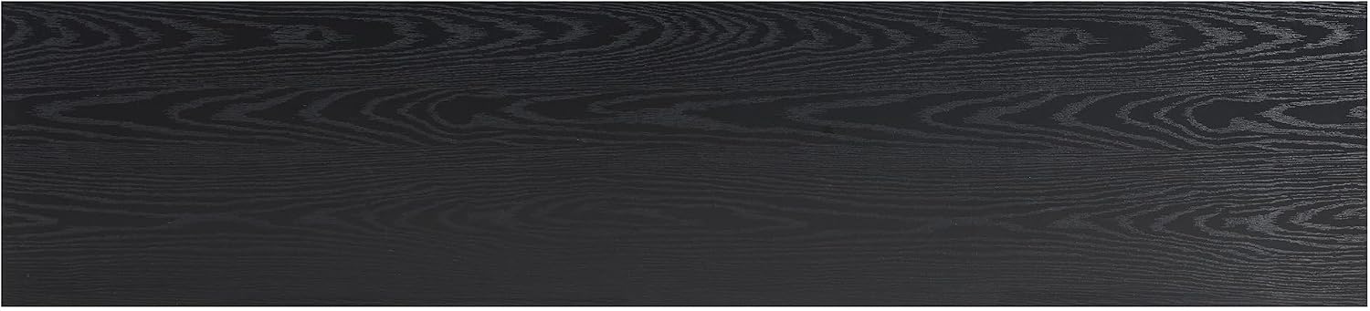 Henn&Hart Fluted TV Stand for TVs up to 75' with 2 Concealed Ribbed Storage Cabinets and Adjustable Shelves for Living Room, Family Room, or Office, Natural Black