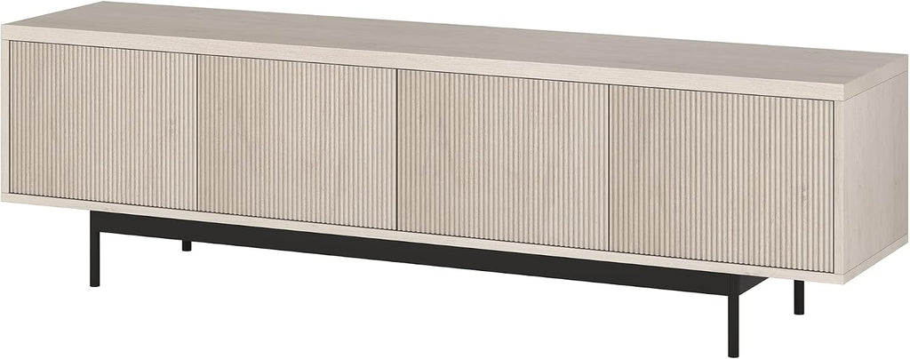 Henn&Hart Whitman, 70'' Rectangular TV Stand, Alder White