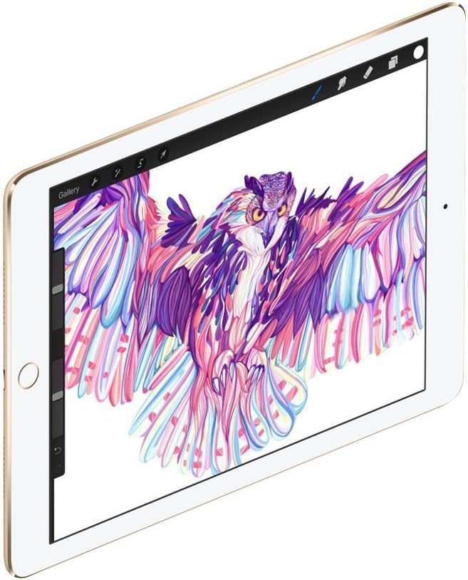 Apple iPad Pro 32GB 9.7in Wi-Fi + Cellular Unlocked GSM 4G LTE Tablet PC - Gold (Renewed)