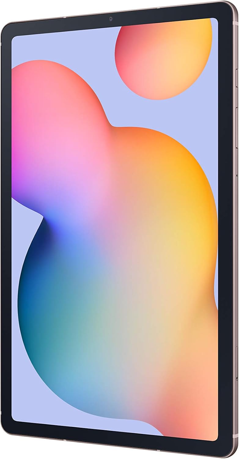 Samsung Galaxy Tab S6 Lite 10.4' 64GB Android Tablet, LCD Screen, S Pen Included, Slim Metal Design, AKG Dual Speakers, 8MP Rear Camera, Long Lasting Battery, US Version, 2022, Chiffon Rose