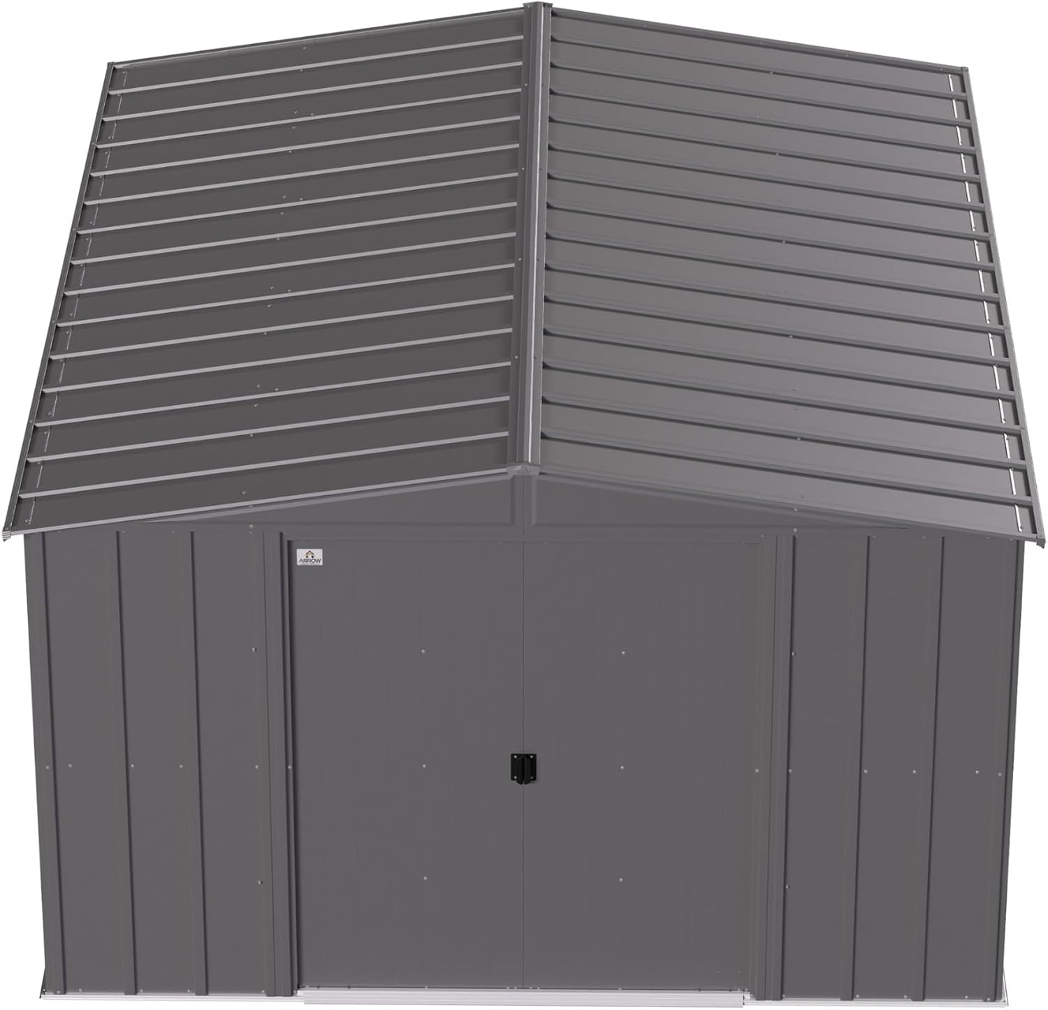 Arrow Classic Steel Storage Shed, 10x12, Charcoal
