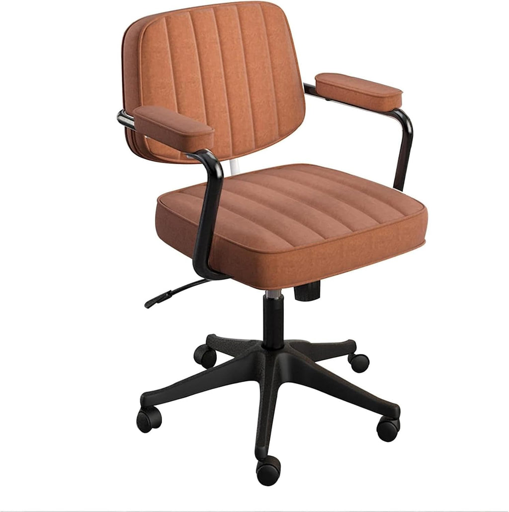 Heavy-Duty Office Chair, Padded Gaming & Computer Desk Chair, Breathable Mesh, Adjustable Swivel, Max Capacity 400 Lbs (Orange)