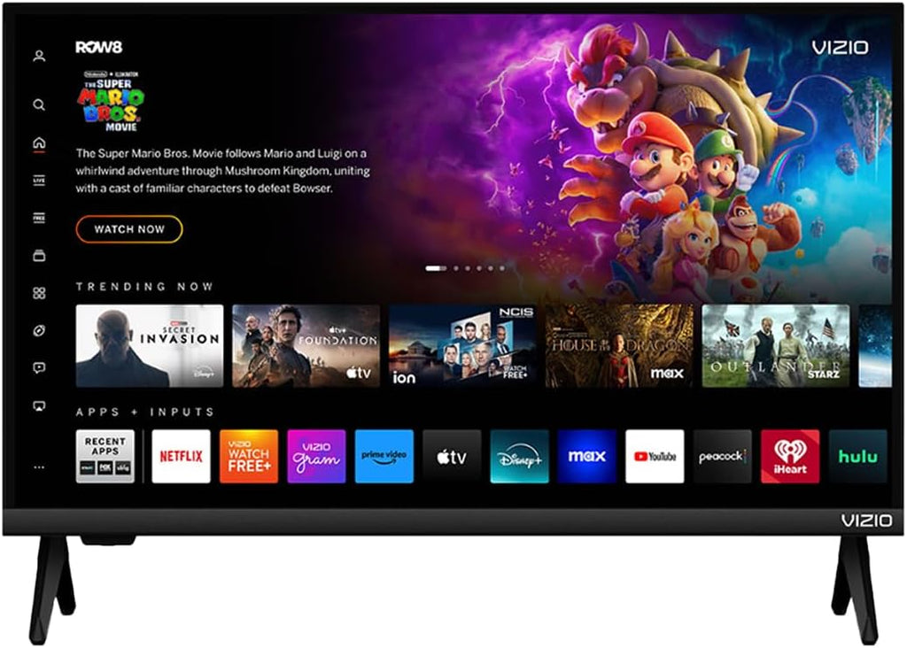 VIZIO 24' Inches VHD24M-0810 Class V-Series HD (1080p) Smart LED TV - Full Array Backlighting, Smart TV with Apple AirPlay, Chromecast, Alexa Compatibility (Renewed)