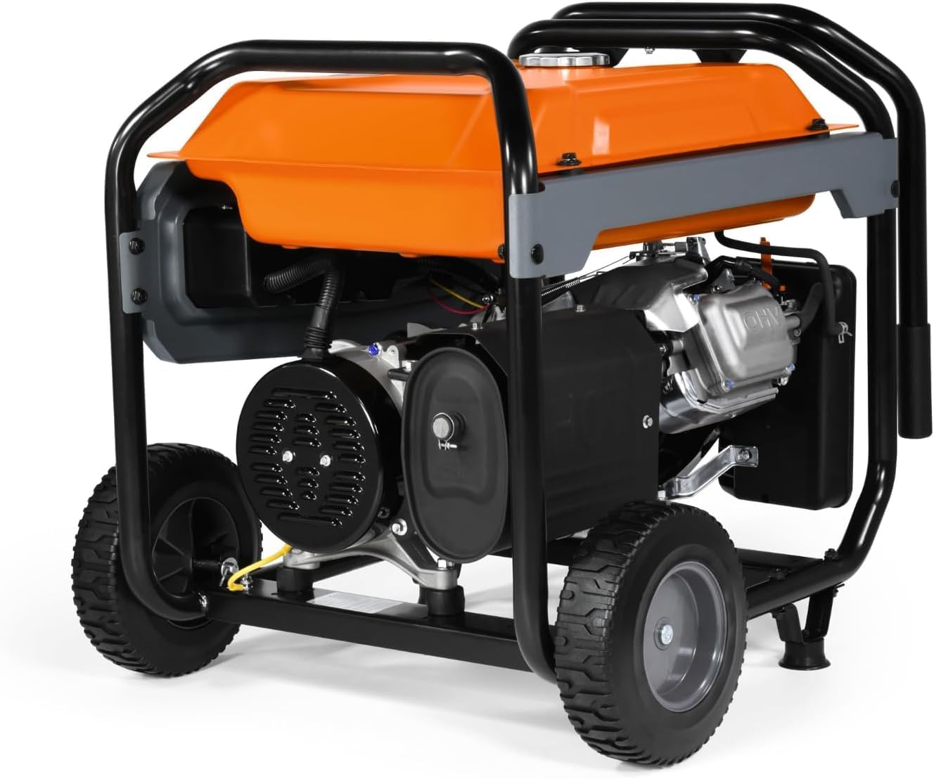 Generac 8,125 Starting Watt Portable Gas Generator with Extension Cord, PowerRush Technology, COsense Carbon Monoxide Detection, 10.5 Hour Runtime, Home Backup Emergency Power, 49-State Compliant