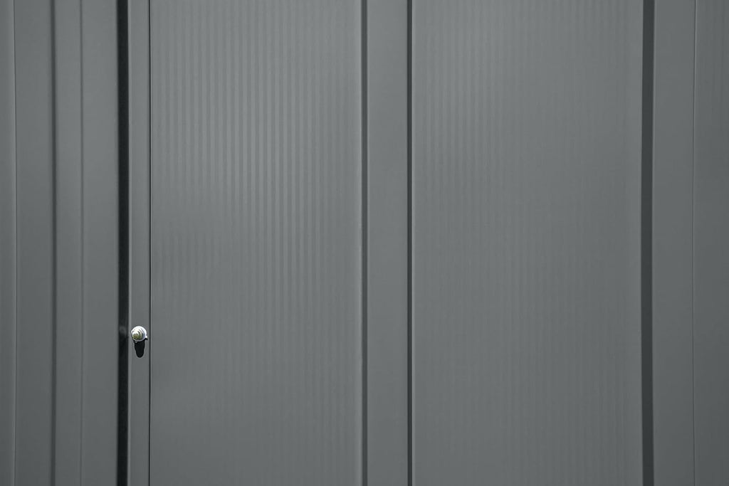 Arrow Classic Steel Storage Shed, 10x12, Charcoal