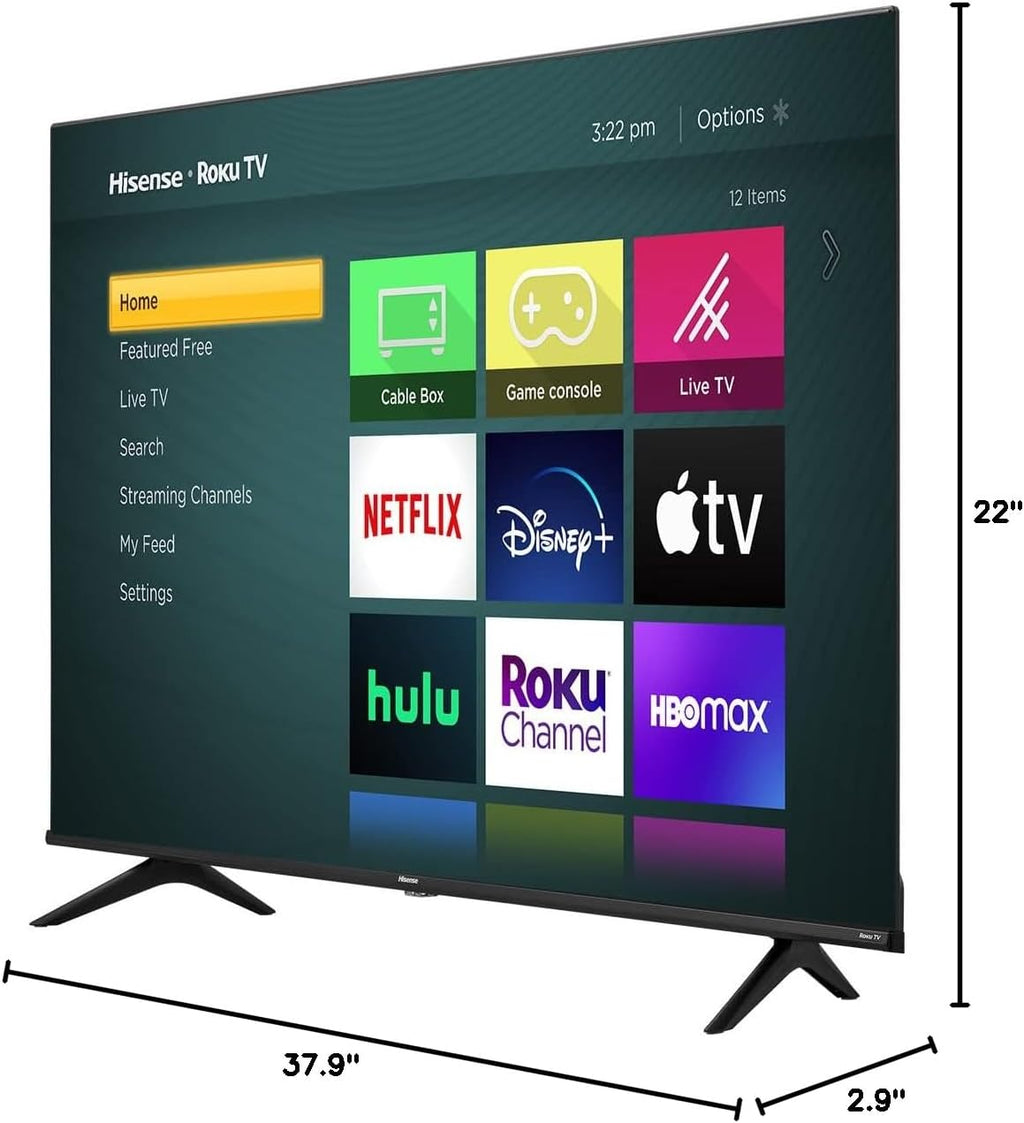 Hisense 43-Inch Class R6 Series 4K UHD Smart Roku TV with Alexa Compatibility, Dolby Vision HDR, DTS Studio Sound, Game Mode (43R6G)