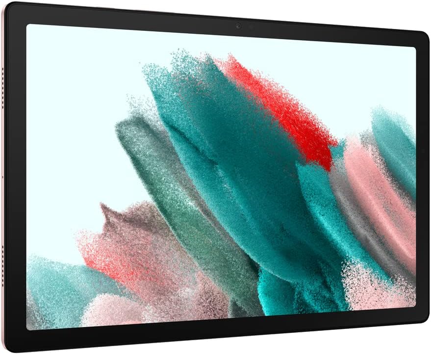 Samsung Galaxy Tab A8 10.5' 128GB Android Tablet, LCD Screen, Kids Content, Smart Switch, Expandable Memory, Long Lasting Battery, Fast Charging, US Version, 2022, Pink Gold