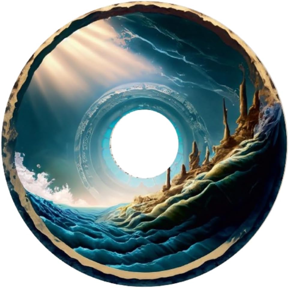 Wheelchair Grad Gifts Wheel Covers Water Proof Designer Cover for Wheelchair Wheels, Enhances Aesthetics, Easy Install/Remove, Lightweight, Waterproof (Fantasyland).