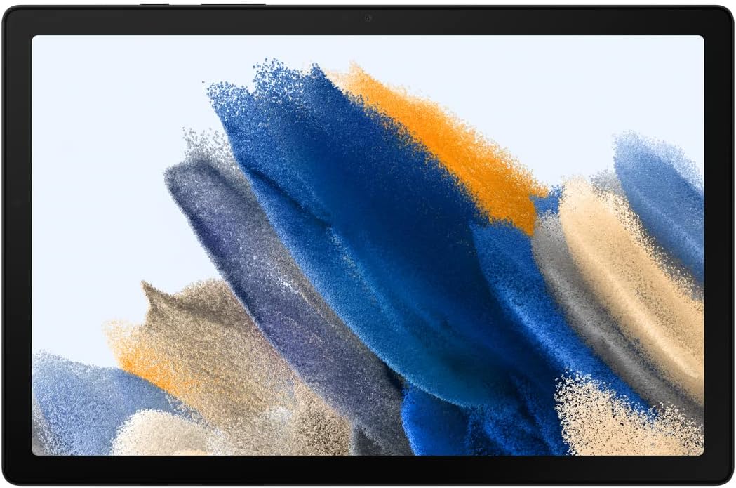 Samsung Galaxy Tab A8 Android Tablet, 10.5' LCD Screen, 128GB Storage, Long-Lasting Battery, Kids Content, Smart Switch, Expandable Memory, Dark Gray (TABSAM20012811) (Renewed)