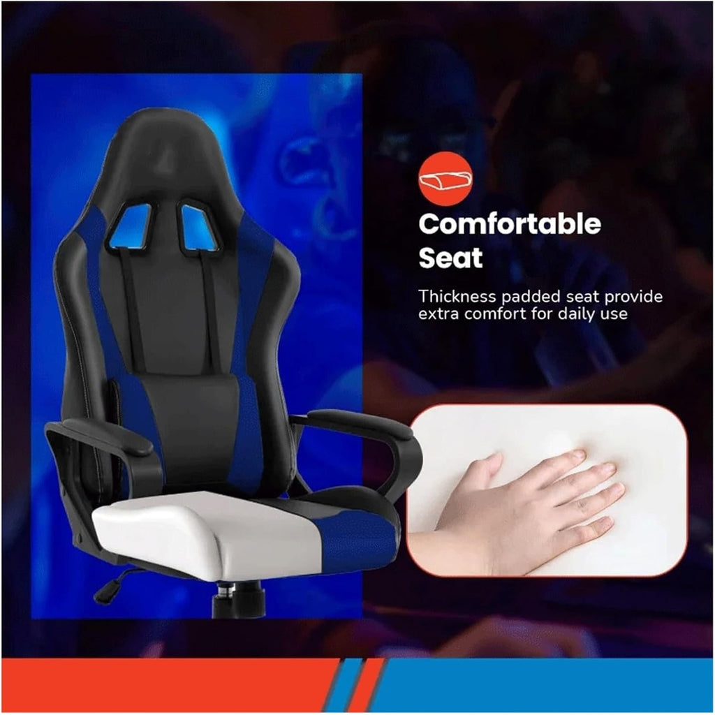 Gaming Chair Office Chair, High Back Racing Computer Chair,Ergonomic Swivel Rolling Chair with Lumbar Support