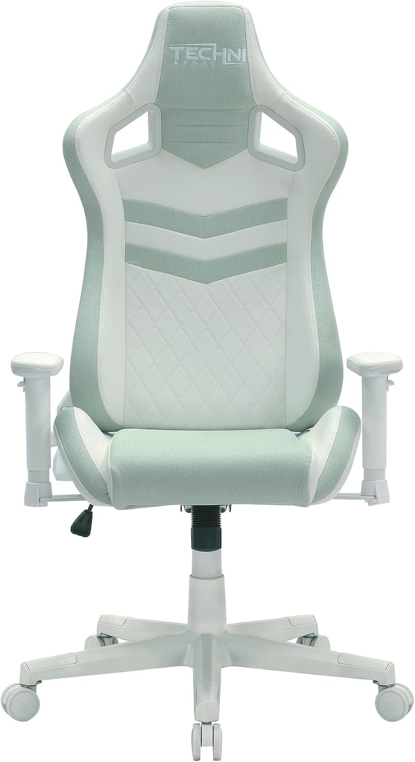 Ergonomic Office Gaming Chairs for Adults 400 Lb, High-Back Computer Desk Chair with 2D Armrests, 150° Swivel, Lumbar Support,Comfy Reclining Cute Chair for Home Computer, for Small Spaces,Mint