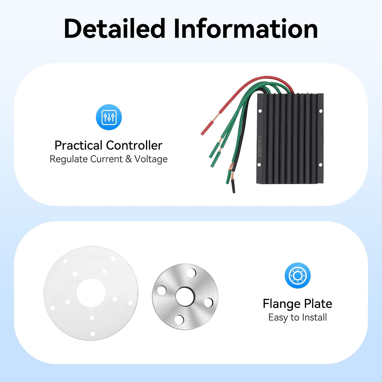 Wind Turbine Generators Kit, 12/24V 600W Lantern 5-Blade Vertical Axis Wind Turbine Generator with Axis Controller (24V)