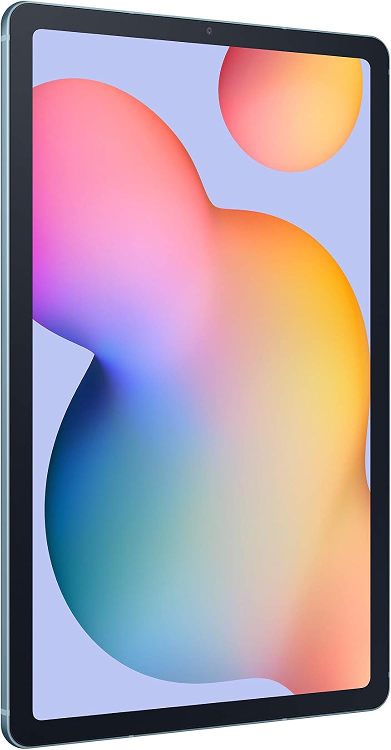 SAMSUNG Galaxy Tab S6 Lite 10.4' 64GB Android Tablet, LCD Screen, S Pen Included, Slim Metal Design, AKG Dual Speakers, 8MP Rear Camera, Long Lasting Battery, US Version, 2022, Angora Blue
