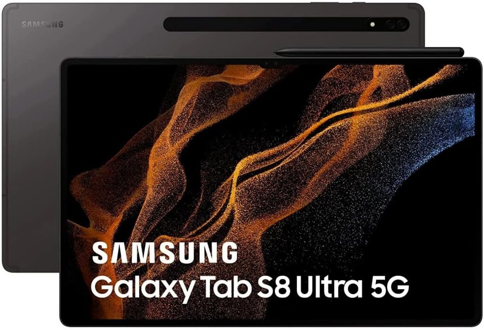 Samsung Galaxy Tab S8 Ultra 14.6' (2022) 128GB SM-X900 WiFi - Graphite (Renewed)