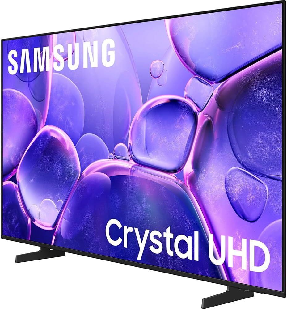 Samsung UN43U8000F 43' Crystal UHD 4K Smart TV (2025) Bundle with Premiere Movies Streaming, Theater Essentials, 6Ft HDMI Cable & Deco Gear CPS Exclusive 26 Month Protection Pack (BEACH-CPS-26M500)