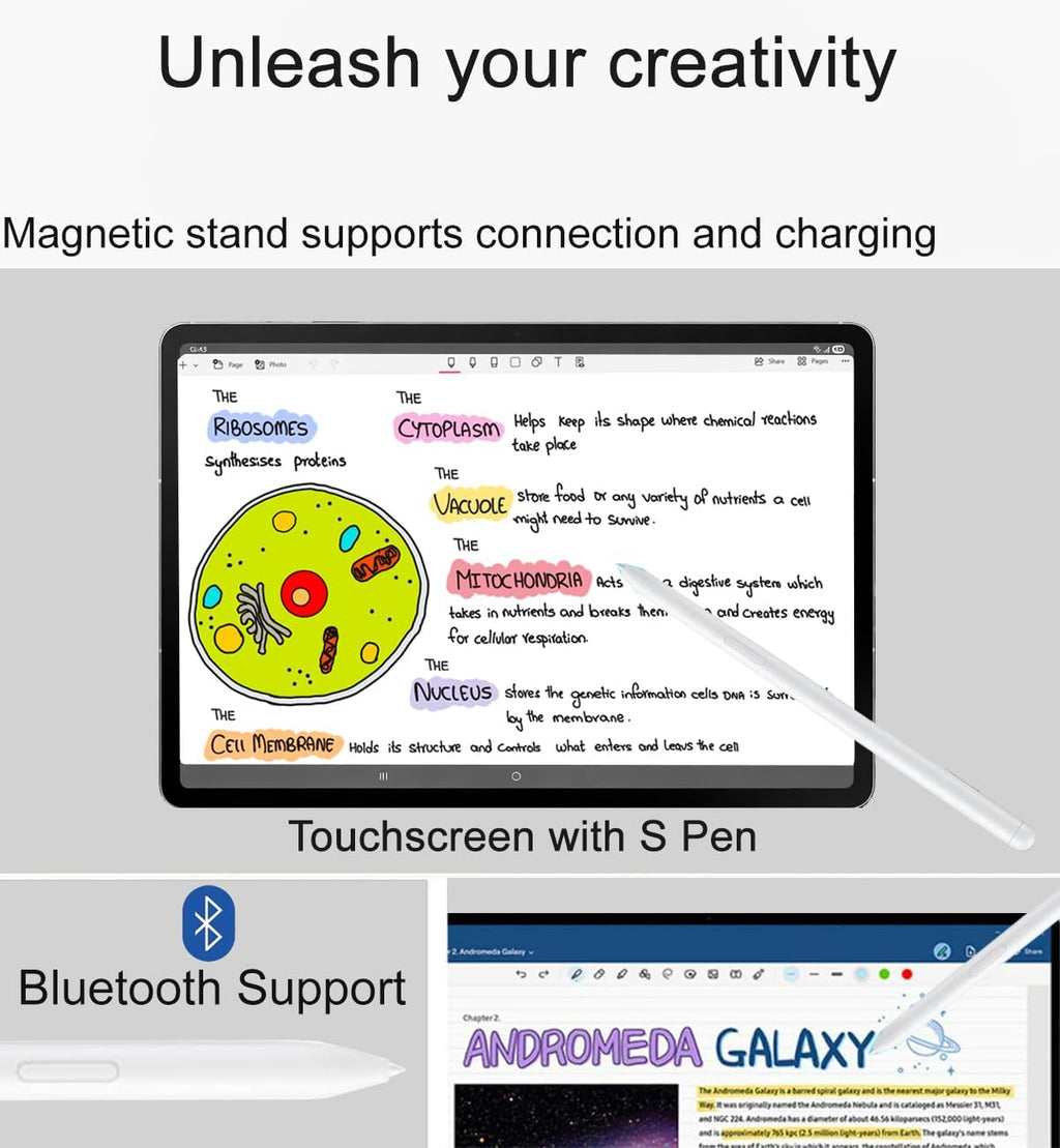 Samsung Galaxy Tab S10 FE AI Android Tablet (10.9' 2K+ 90Hz Touchscreen, 8-Core, 8GB RAM, 384GB Storage (128GB+256GB SD Card)), S Pen, Long Battery Life, Dual Cameras, Ultra Light, SM-X520