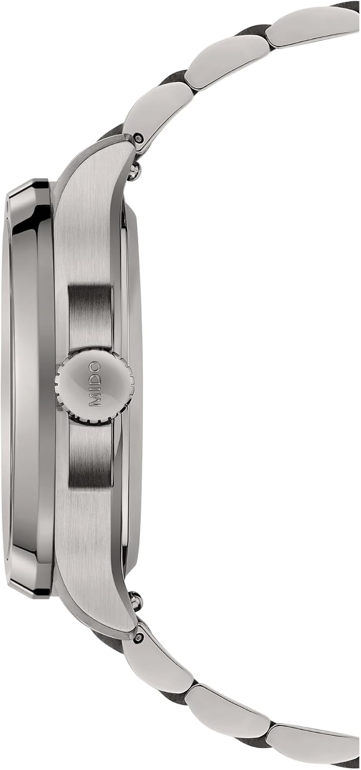 MIDO Multifort TV Big Date - Swiss Automatic Watch for Men - 40mm Case with Transparent Caseback