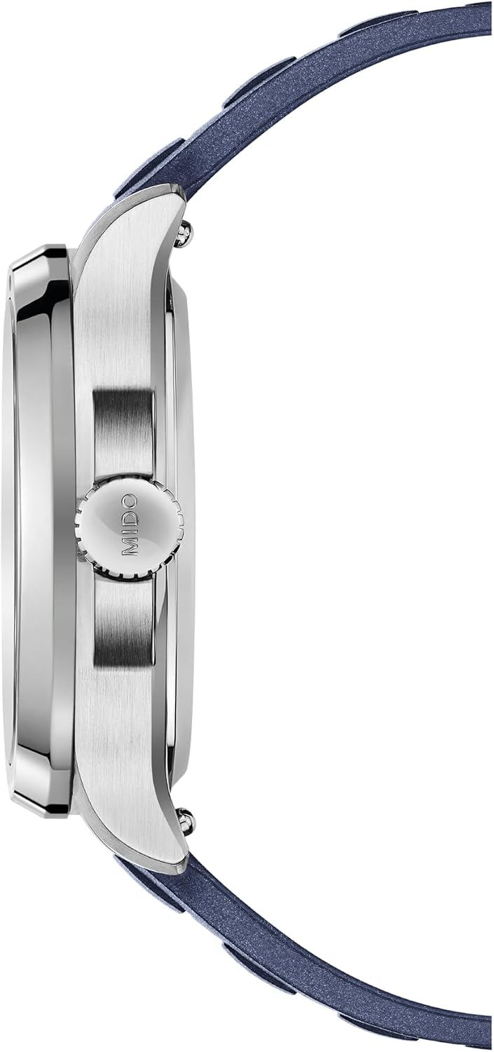 MIDO Multifort TV Big Date - Swiss Automatic Watch for Men - 40mm Case with Transparent Caseback