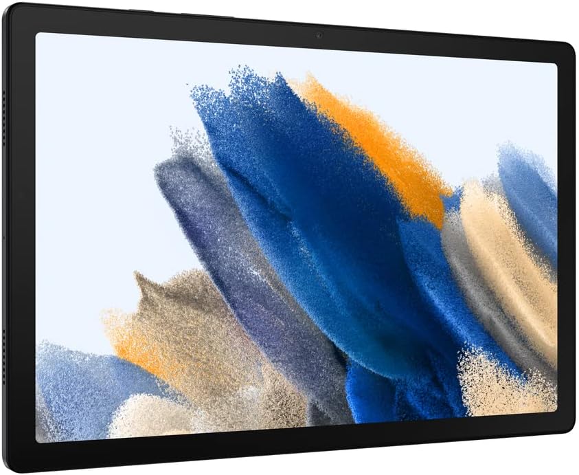 Samsung Galaxy Tab A8 Android Tablet, 10.5' LCD Screen, 128GB Storage, Long-Lasting Battery, Kids Content, Smart Switch, Expandable Memory, Dark Gray (TABSAM20012811) (Renewed)