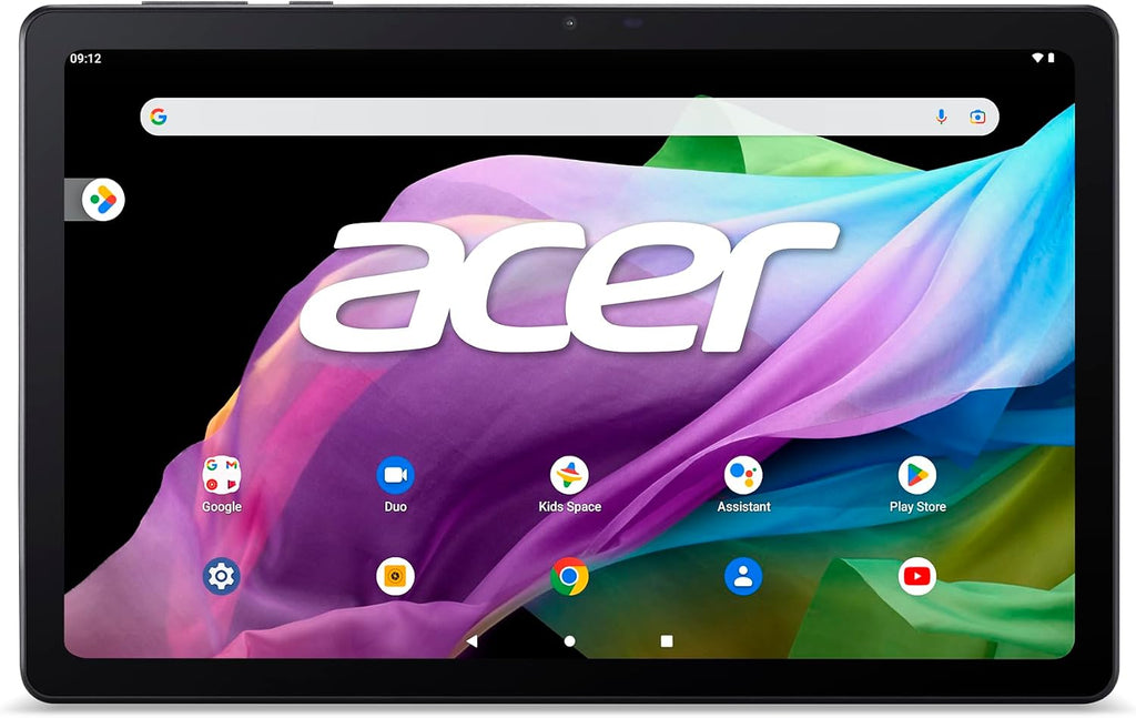acer Iconia Tab P10 P10-11-K5P5 Tablet | 10.4' 2K 2000 x 1200 IPS Touch | MediaTek MT8183C Octa-Core CPU | 4GB LPDDR4 | 64GB eMMC | WiFi-5 | Front 5MP & Rear 8MP Webcam | Portfolio Case | Android 12