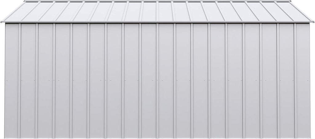Arrow Classic Metal Shed, 14 x 14, Flute Grey