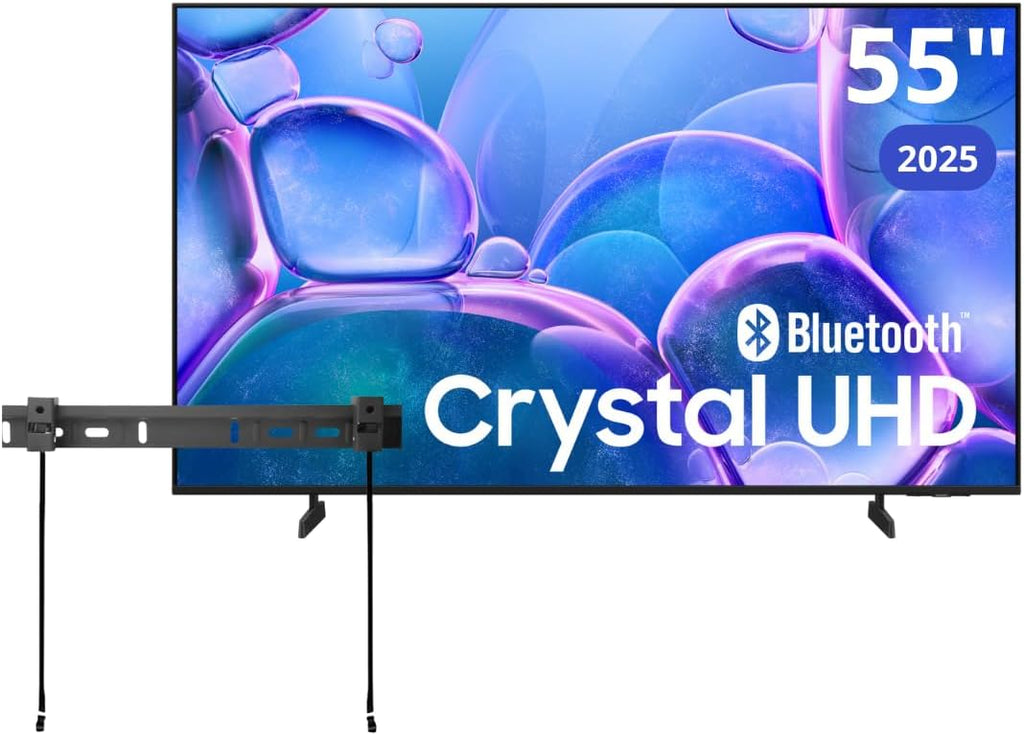 Samsung 55' Class Crystal UHD U7900F (2025) 4K Smart TV HDR 10+ Motion Xcelerator Bluetooth Bixby, Alexa, Google Assistant with Wall Mount(Renewed)