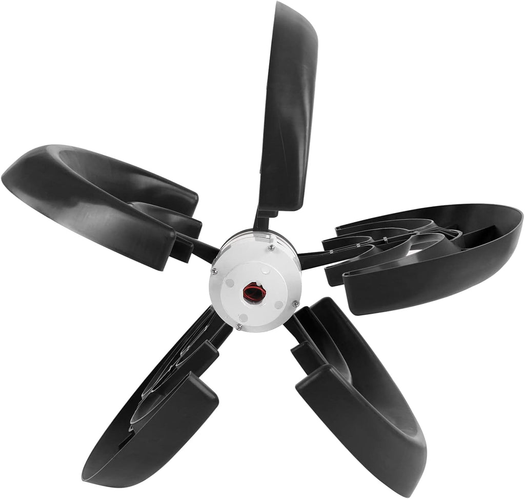 1200W Wind Turbine Generator, 12V Wind Vertical Axis Generator Kit with Controller, 5 Leavies for Boats, Terraces, Cabins(1)