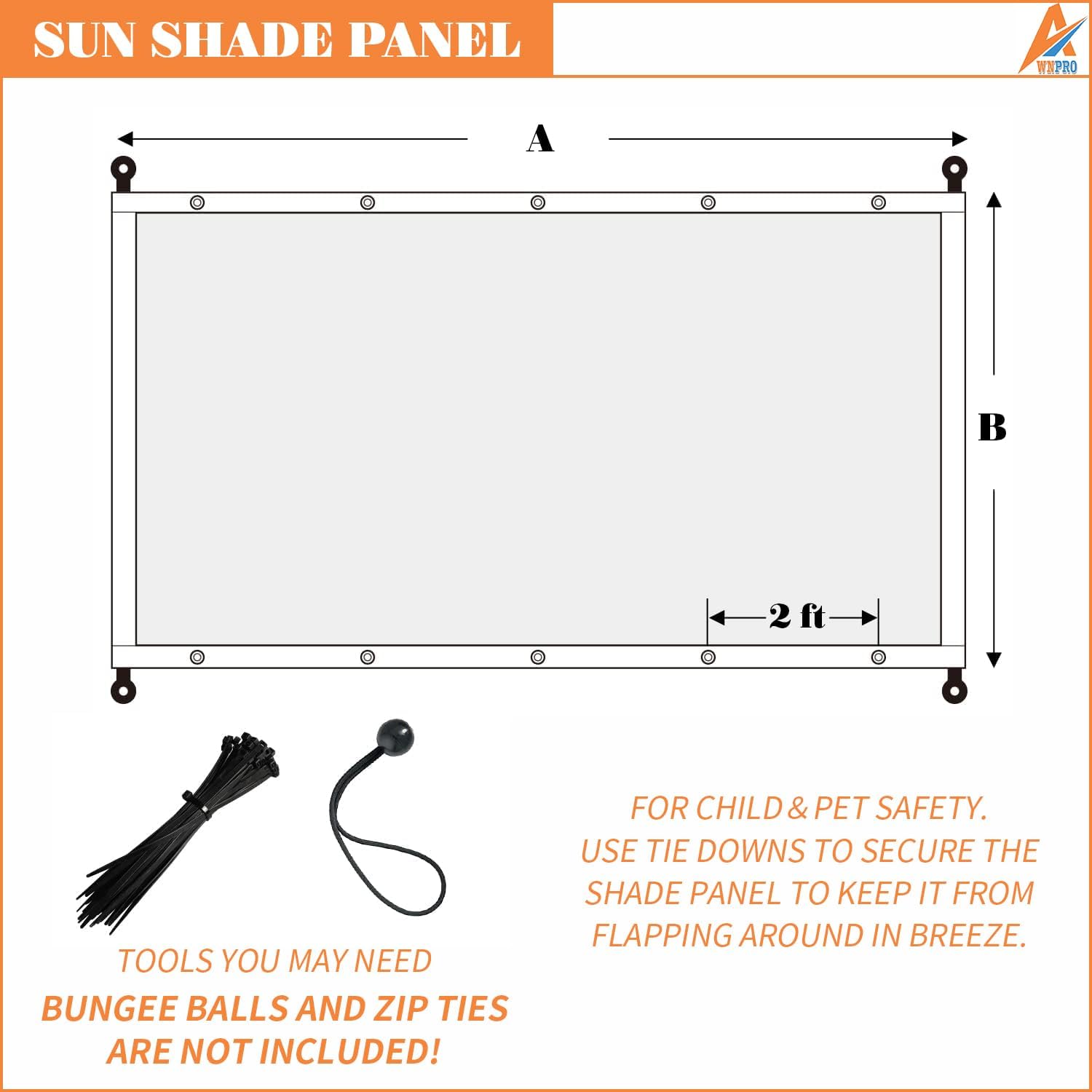 11' x 4' Pergola Shade Cover Replacement Canopy with Weighted Rods & Grommets UV Block Sun Shade Cloth for Outdoor Patio Deck Porch Backyard Gazebo, Brown, Customized Size