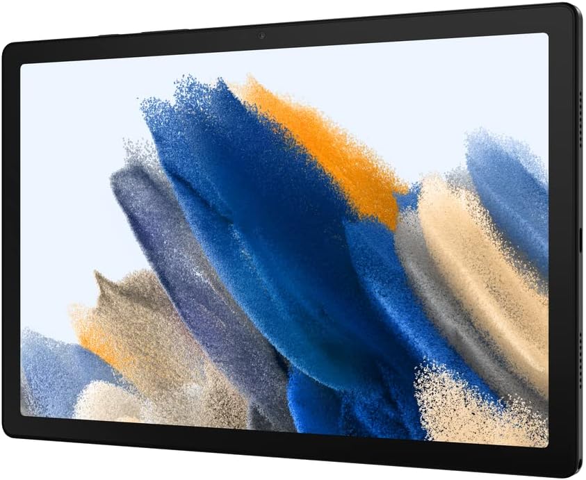 Samsung Galaxy Tab A8 Android Tablet, 10.5' LCD Screen, 128GB Storage, Long-Lasting Battery, Kids Content, Smart Switch, Expandable Memory, Dark Gray (TABSAM20012811) (Renewed)