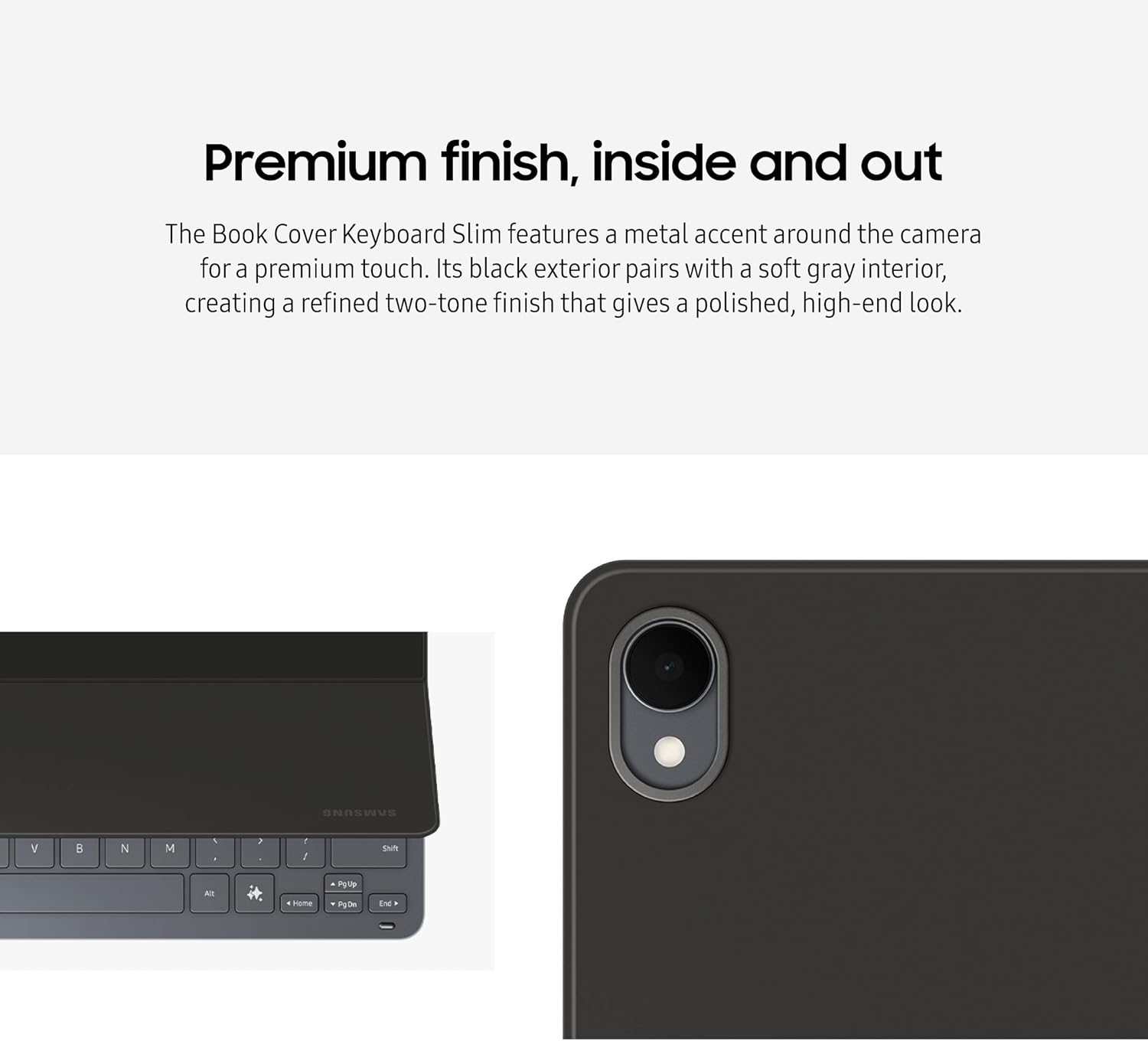 Samsung Galaxy Tab S11 Book Cover Keyboard Slim, AI Key Ready, PC-Like Experience, Sleek, US Version, Black