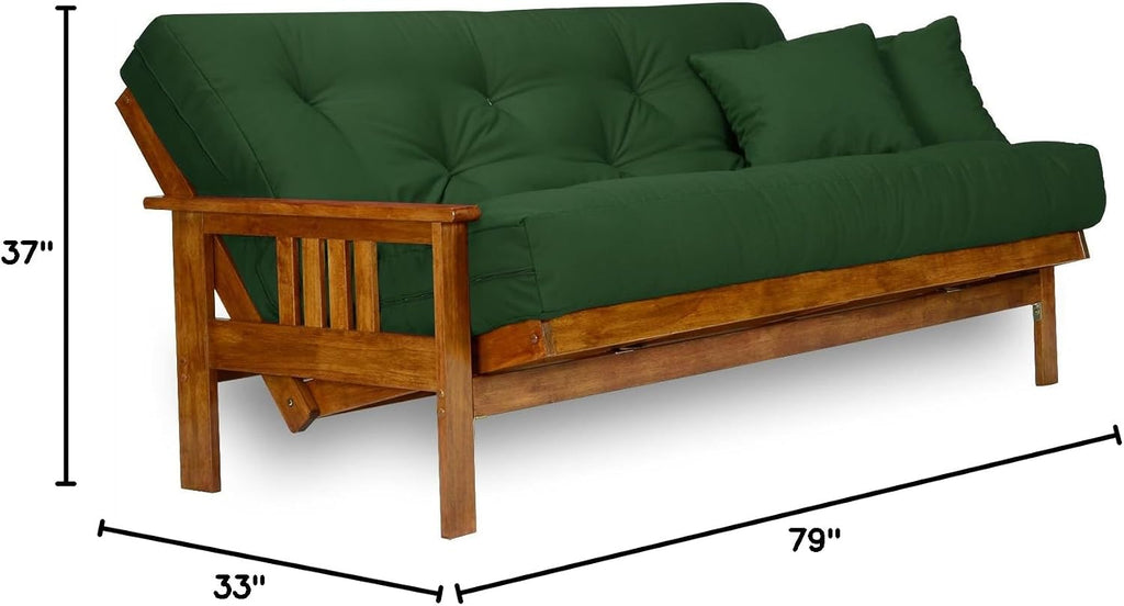 Stanford Futon Frame - Full Size, Solid Wood