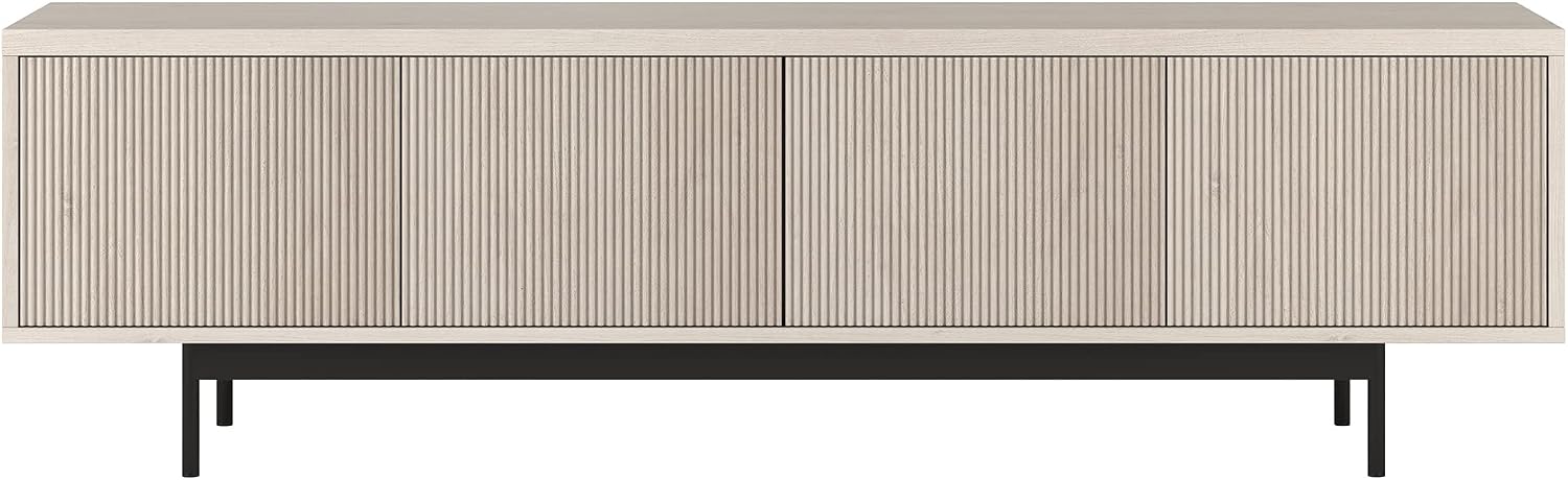Henn&Hart Whitman, 70'' Rectangular TV Stand, Alder White