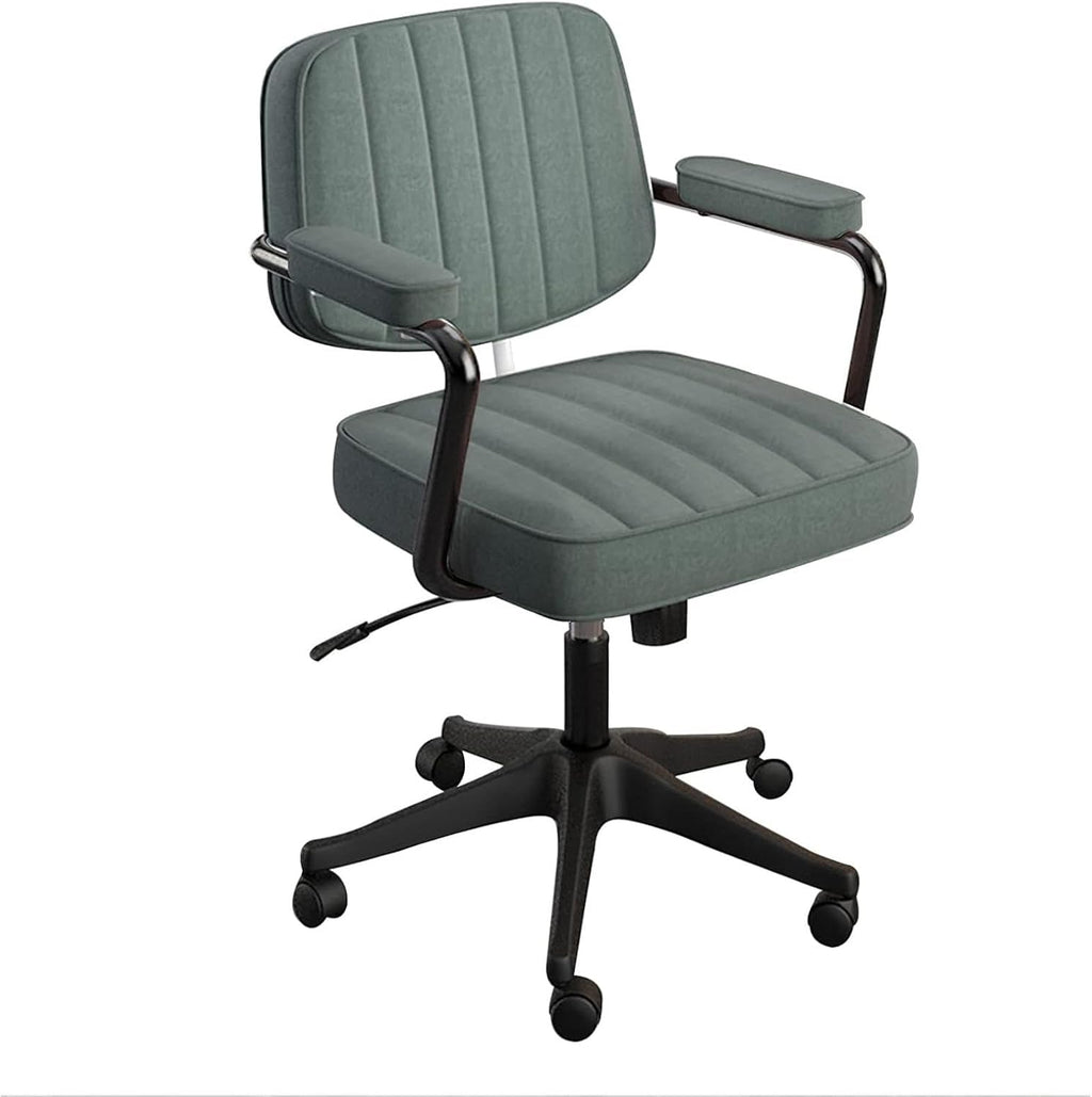Heavy-Duty Office Chair, Padded Gaming & Computer Desk Chair, Breathable Mesh, Adjustable Swivel, Max Capacity 400 Lbs (Grey)
