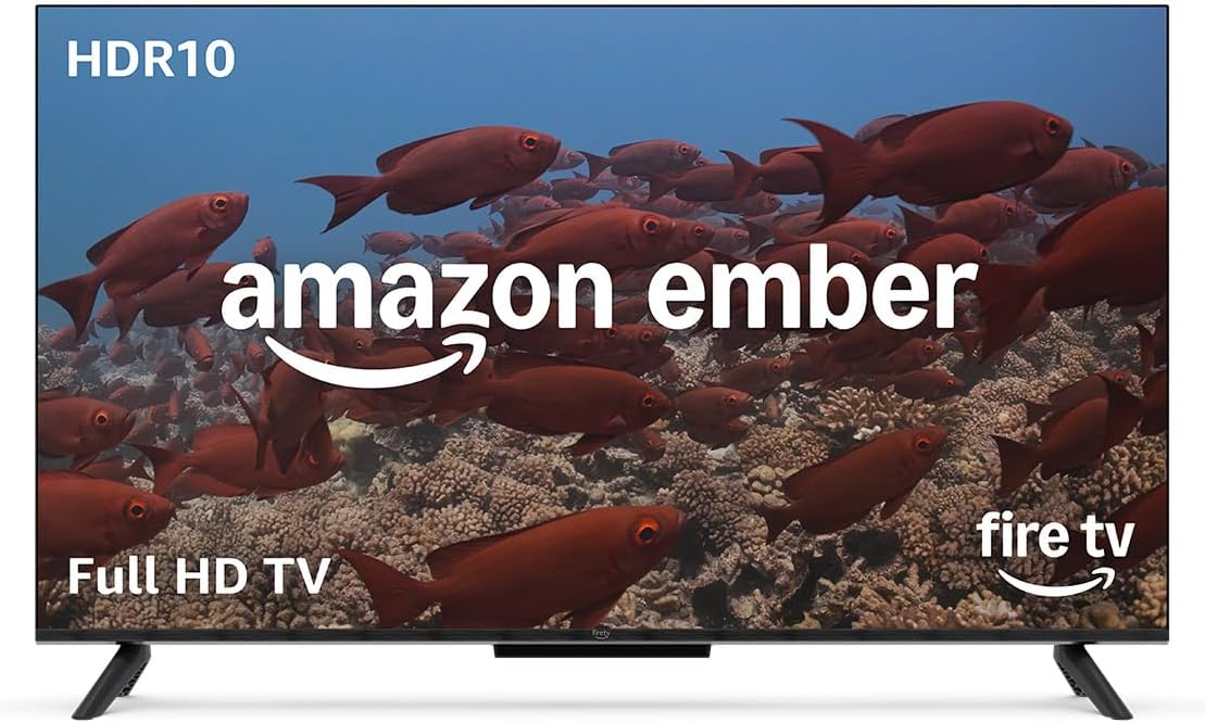 Amazon Ember 40' 2-Series with Fire TV (newest model), HD smart TV with Alexa Voice Remote Enhanced, fast streaming, Dolby Audio, Ambient Experience, free and live TV, find shows faster with Alexa+