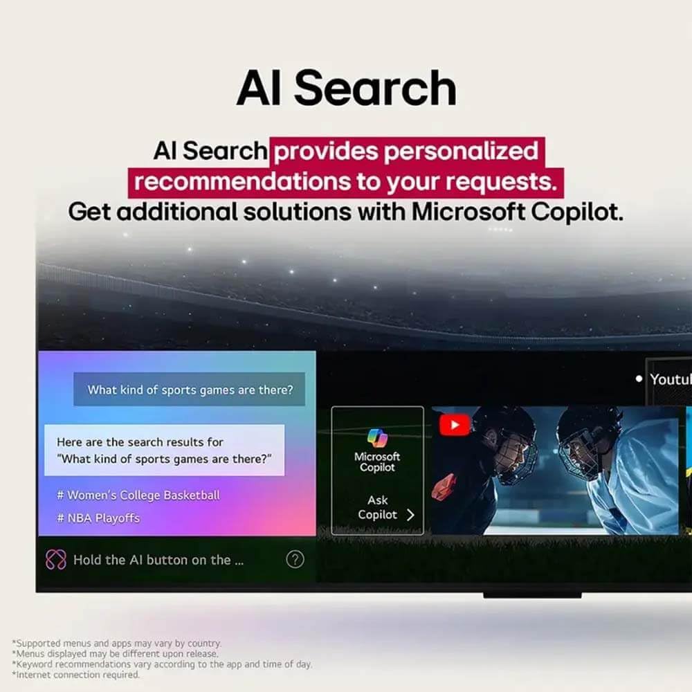 LG 43-Inch Class QNED AI 4K QNED82A Series Smart TV w/AI Sound, HDR10, 4K Super Upscaling, Filmmaker Mode, Wow Orchestra, Alexa Built-in (43QNED82AUA, 2025)