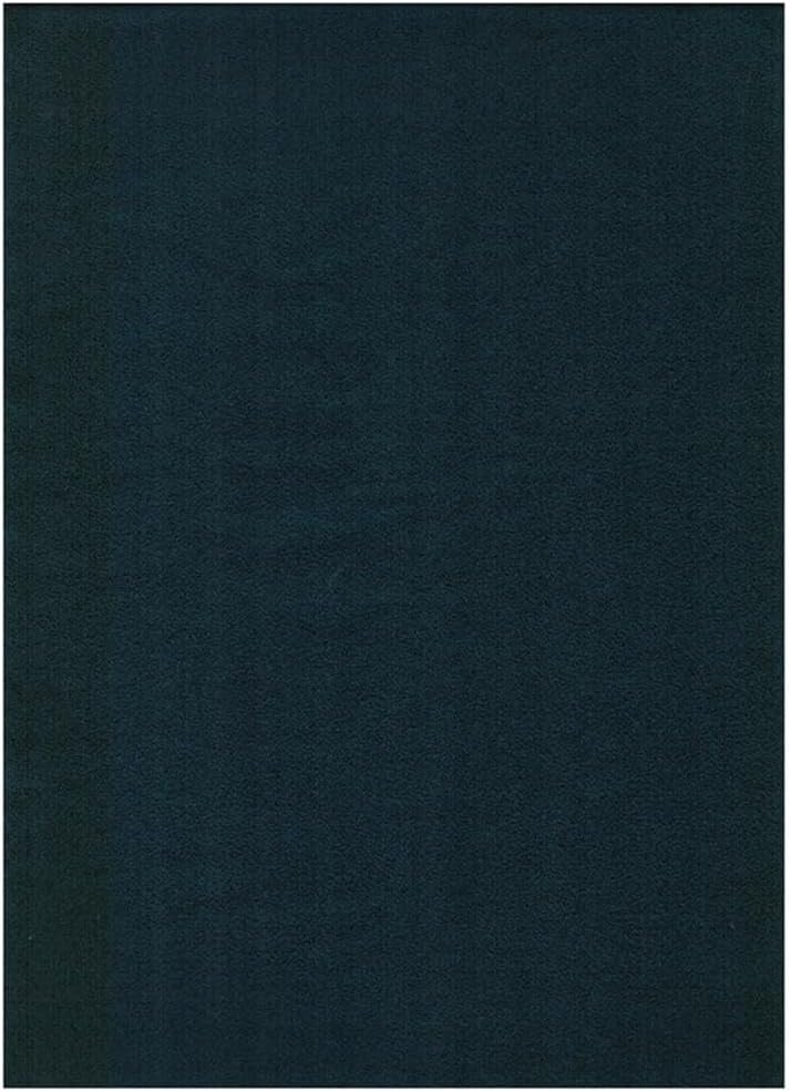 Pemberly Row 7' Full Size Futon Mattress Replacement, Suede Fabric Sleeper Sofa Bed Mattress, Cotton and Foam Construction, Black-Frame Not Included