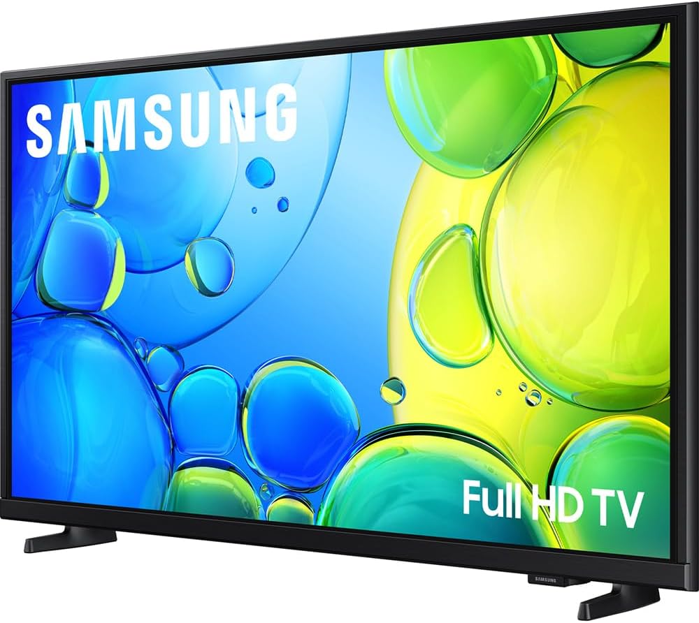 Samsung 32 inch 1080P FHD F6000F Smart TV (2025) CPS Exclusive 26 Month Protection, 2X HDMI Cables & Deco Gear Complete Home Theater Beginner's Guidebook