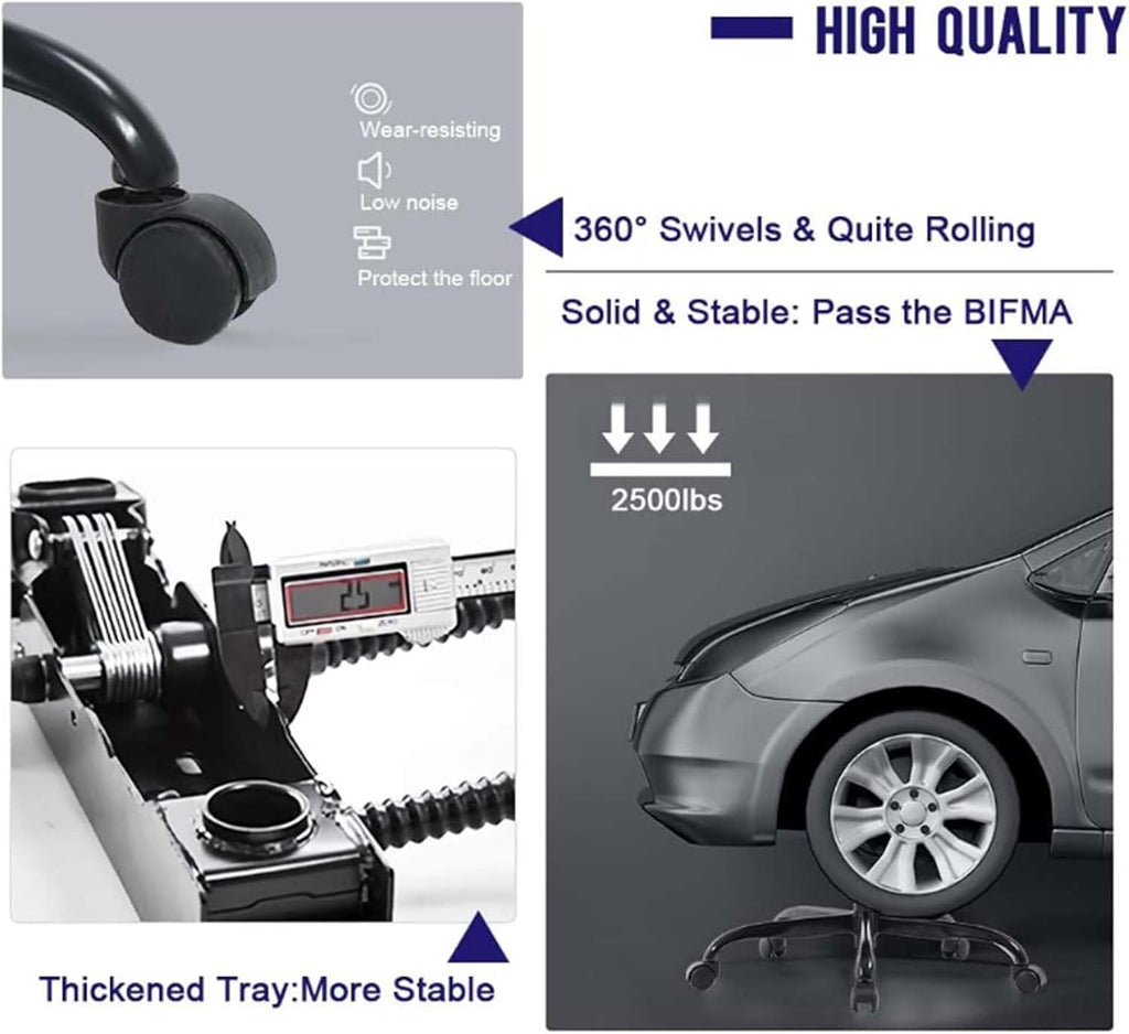 Gaming Chair, Office Chair High Back Computer Chair Leather Desk Chair Racing Executive Massage Game Chair with Headrest, Ergonomic Computer Chair with Footrest for Adult,Black,A
