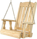 Amish Casual Heavy Duty Mission Pressure Treated Swing Chair (Unfinished)
