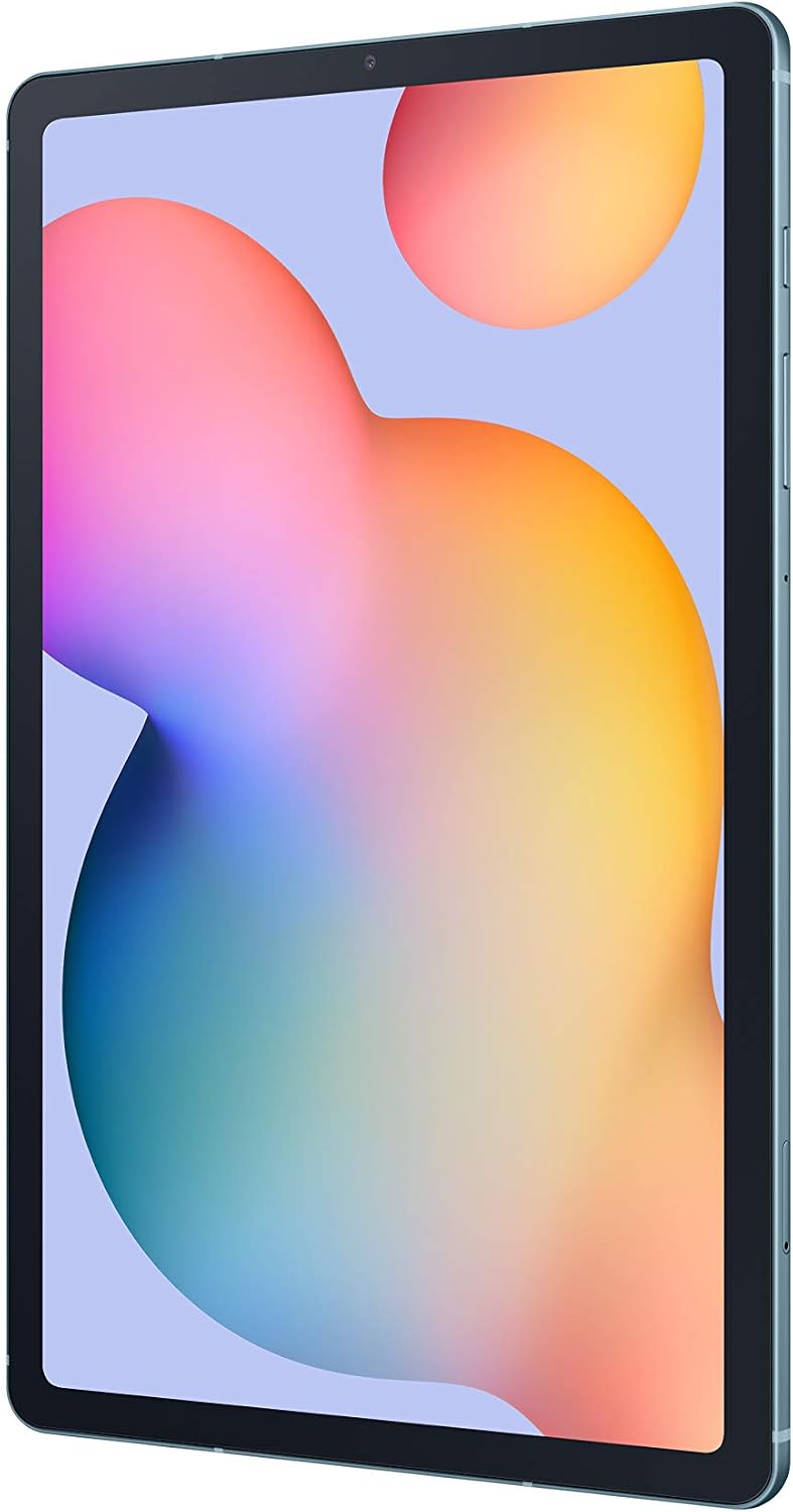SAMSUNG Galaxy Tab S6 Lite 10.4' 64GB Android Tablet, LCD Screen, S Pen Included, Slim Metal Design, AKG Dual Speakers, 8MP Rear Camera, Long Lasting Battery, US Version, 2022, Angora Blue