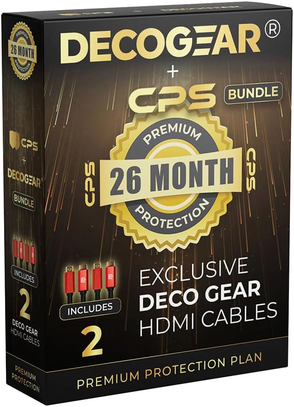 Samsung 32 inch 1080P FHD F6000F Smart TV (2025) CPS Exclusive 26 Month Protection, 2X HDMI Cables & Deco Gear Complete Home Theater Beginner's Guidebook