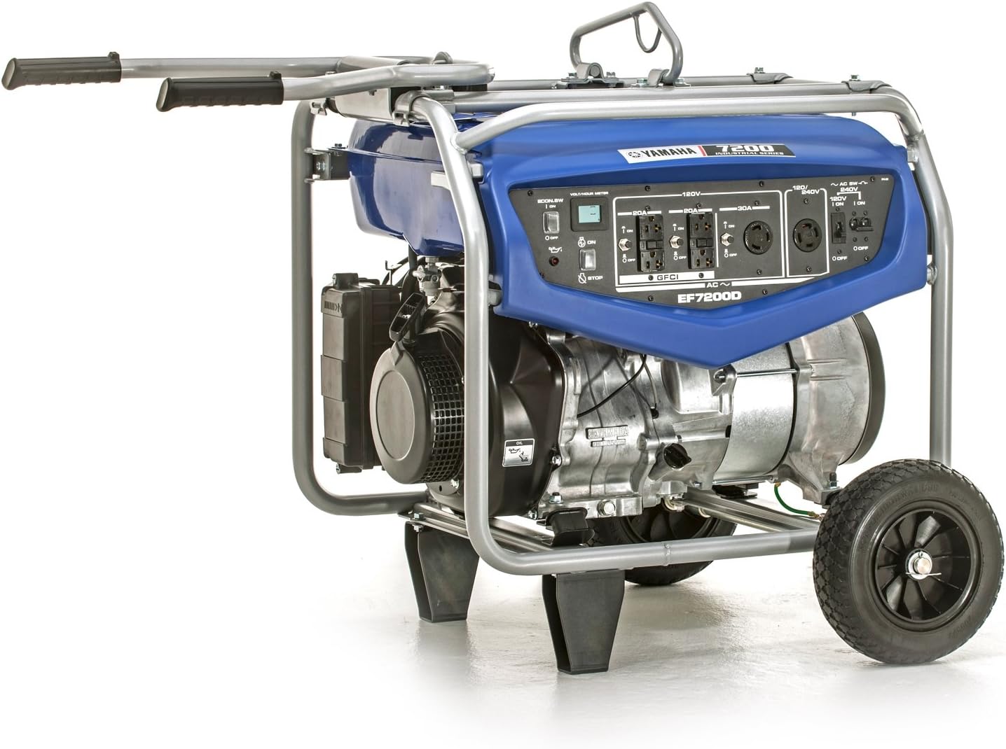 Yamaha EF7200D Generator with Manual Start, 7200-watt