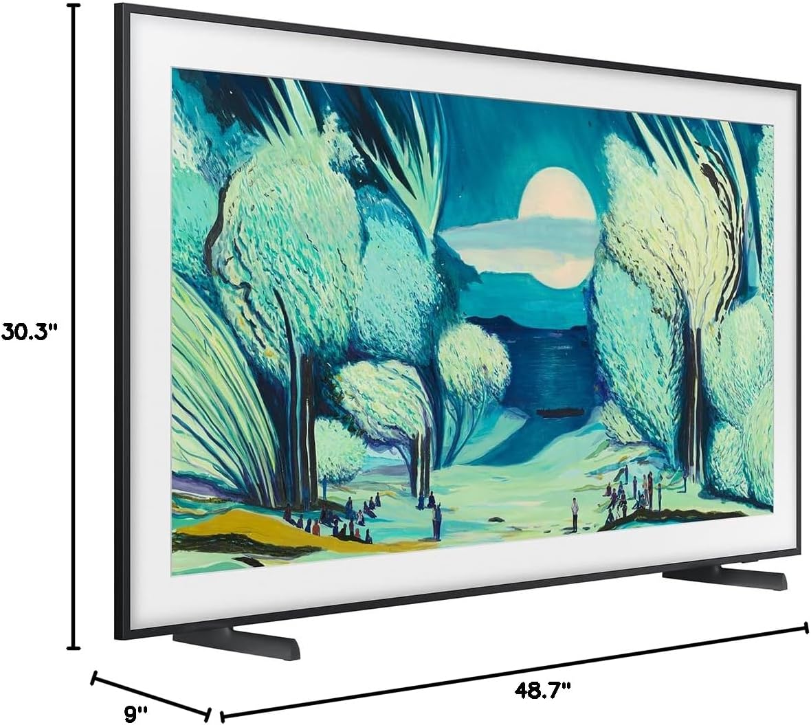 Samsung 55' The Frame LS03FA QLED 4K TV 2025 Art Mode, Vision AI | CPS Exclusive 26 Month Protection, 2X HDMI Cables, Premiere Movies Streaming & Deco Gear Complete Home Theater Beginner's Guidebook