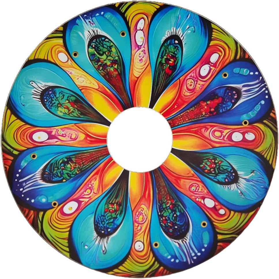 Designer Cover for Wheelchair Wheels, Enhances Aesthetics, Easy Install/Remove, Lightweight, New Matt Finish (Pretty Petals)
